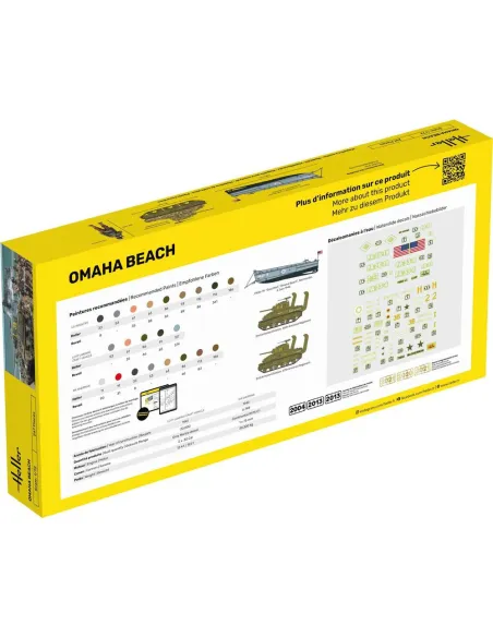 Maquette militaire Omaha Beach 1:72 - Starter Kit - Heller 52332