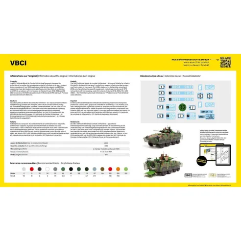 Maquette militaire Vbci 1/35 - Starter Kit - Heller 57147