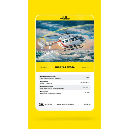 Maquette d'avion 72A Lakota 1/72 - Heller 80379