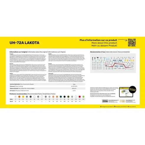 Maquette d'avion 72A Lakota 1/72 - Heller 80379