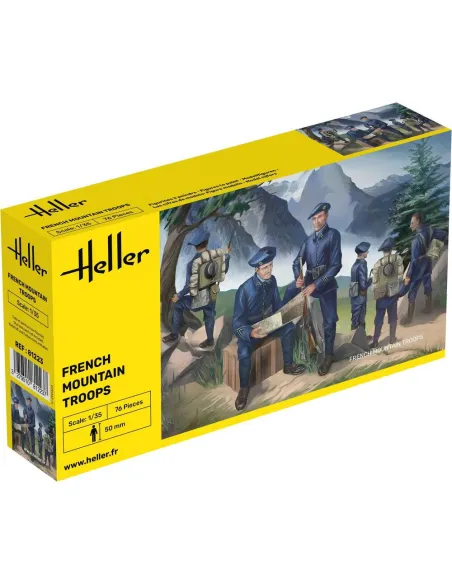 Maquette militaire French Mountain Troops 1:35 - Heller 81223