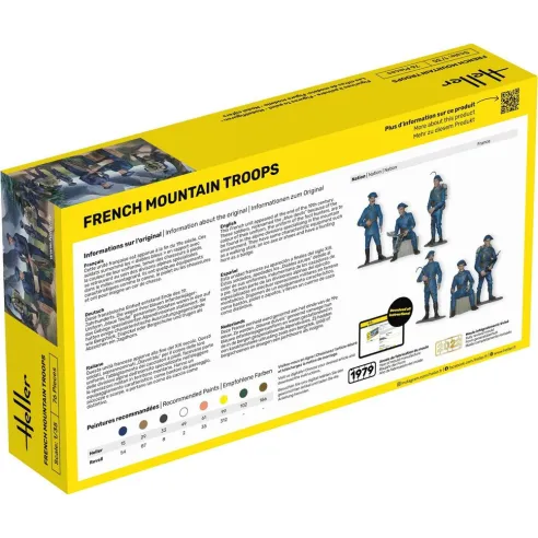 Maquette militaire French Mountain Troops 1:35 - Heller 81223