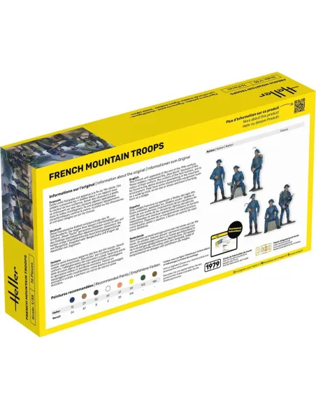 Maquette militaire French Mountain Troops 1:35 - Heller 81223