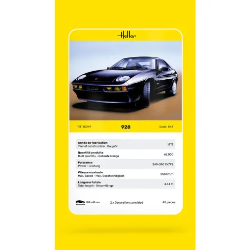 Maquette voiture 1:43 - Heller 80149