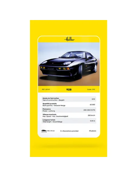 Maquette voiture 1:43 - Heller 80149