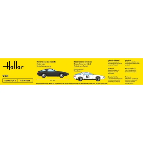 Maquette voiture 1:43 - Heller 80149