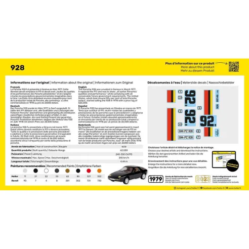 Maquette voiture 1:43 - Heller 80149