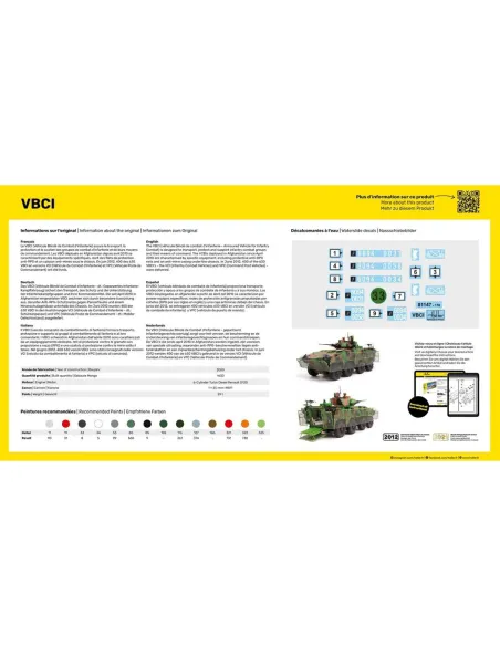 Maquette char Vbci 1:35 - Heller 81147