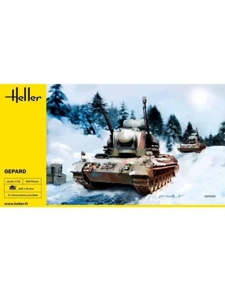Maquette char Gepard 1:35 - Heller 81127
