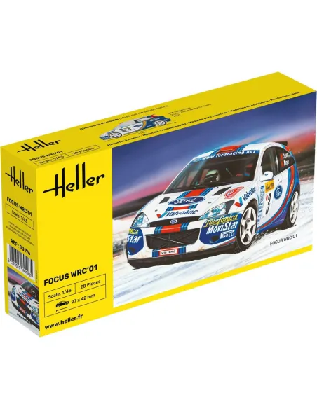 Maquette voiture Focus Wrc'01 1:43 - Heller 80196