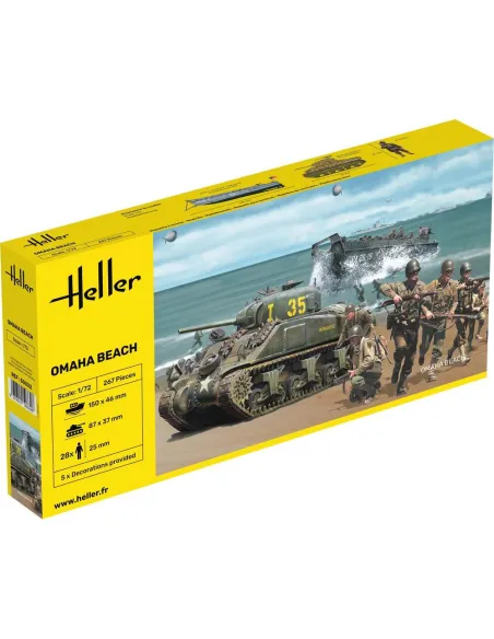 Maquettes et figurines militaires Omaha Beach 1:72 - Heller 50332