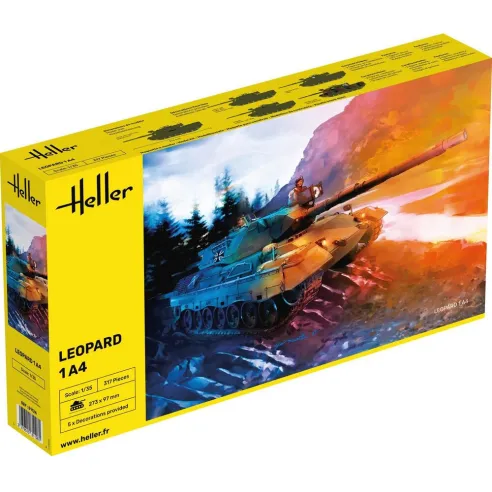 Maquette char Leopard 1A4 1:35 - Heller 81126