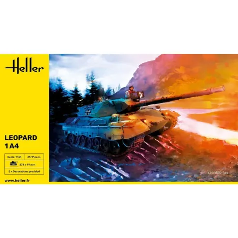 Maquette char Leopard 1A4 1:35 - Heller 81126