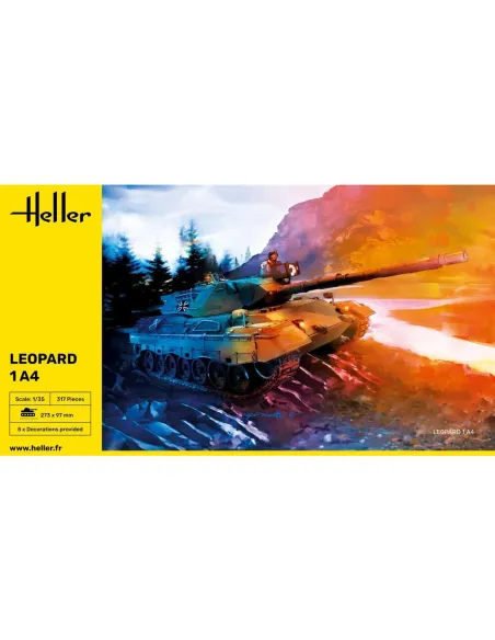 Maquette char Leopard 1A4 1:35 - Heller 81126
