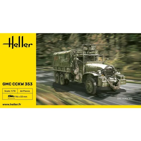 Maquette Camion GMC CCKW 353 Gmc Cckw 353 1:72 - Heller 79996