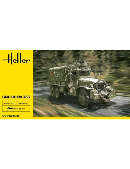 Maquette Camion GMC CCKW 353 Gmc Cckw 353 1:72 - Heller 79996