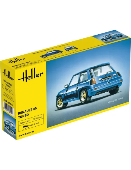 Maquette voiture Renault R5 Turbo 1:43 - Heller 80150