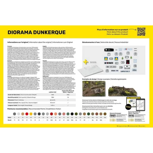 Maquette militaire Diorama Dunkerque 1:35 - Heller 30326