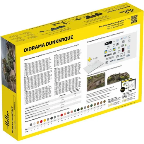Maquette militaire Diorama Dunkerque 1:35 - Heller 30326