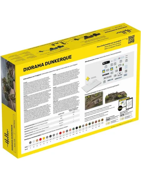Maquette militaire Diorama Dunkerque 1:35 - Heller 30326