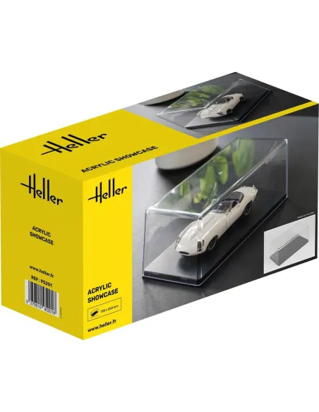 Présentoir vitrine pour maquette Acrylic Showcase, 252 x 127 x 80 mm - Heller 95201