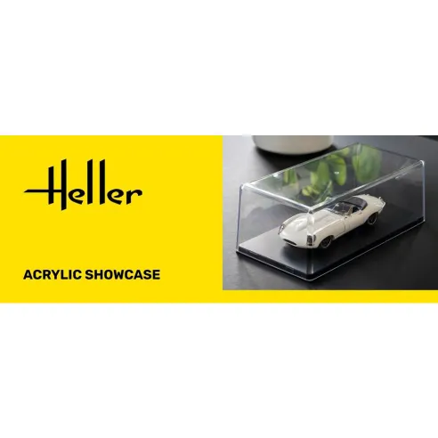 Présentoir vitrine pour maquette Acrylic Showcase, 252 x 127 x 80 mm - Heller 95201