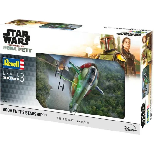 Maquette Star Wars :The Mandalorian: Boba Fett's Starship - Revell 6785