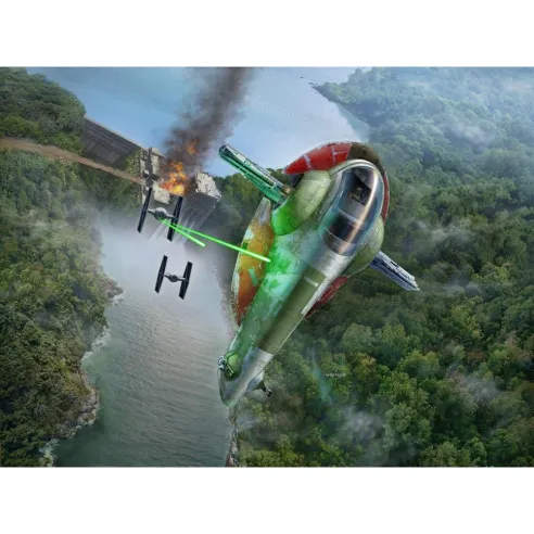 Maquette Star Wars :The Mandalorian: Boba Fett's Starship - Revell 6785