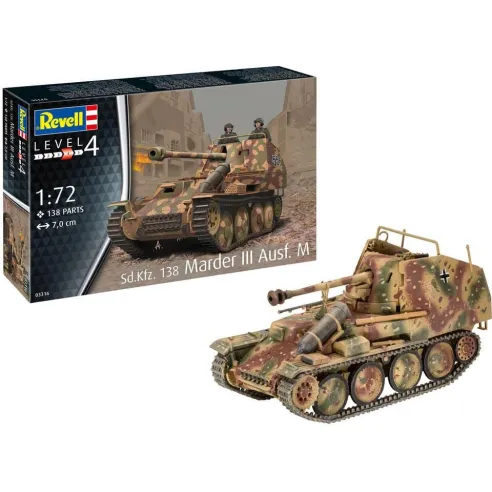 Maquette char : Sd.Kfz.138 Marder Iii Ausf. M - Revell 03316