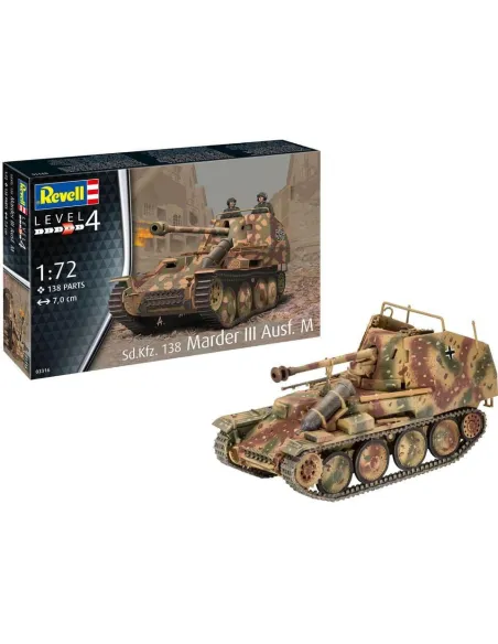 Maquette char : Sd.Kfz.138 Marder Iii Ausf. M - Revell 03316