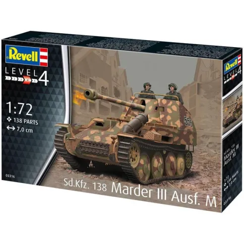 Maquette char : Sd.Kfz.138 Marder Iii Ausf. M - Revell 03316