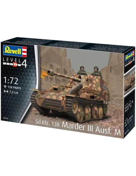 Maquette char : Sd.Kfz.138 Marder Iii Ausf. M - Revell 03316