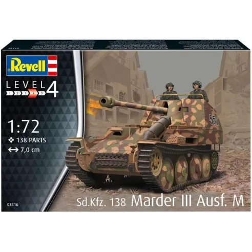 Maquette char : Sd.Kfz.138 Marder Iii Ausf. M - Revell 03316