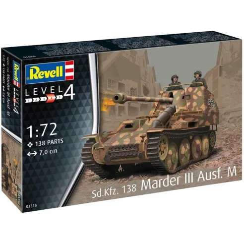Maquette char : Sd.Kfz.138 Marder Iii Ausf. M - Revell 03316