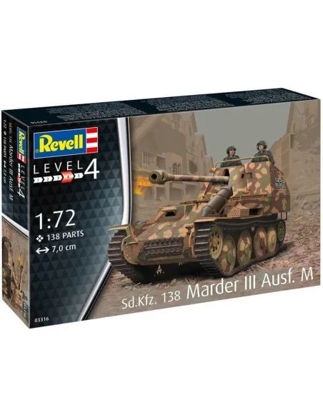 Maquette char : Sd.Kfz.138 Marder Iii Ausf. M - Revell 03316