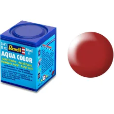 Peinture Acrylique Aqua Rouge Carmin Satiné - 18ml 330 - Revell 36330