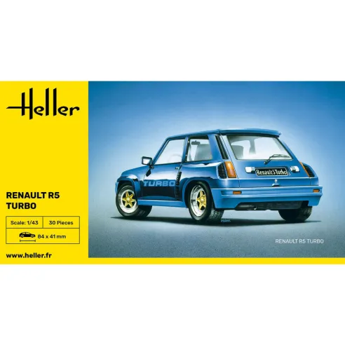 Maquette voiture Renault R5 Turbo 1:43 - Heller 80150