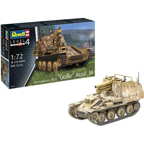 Maquette char : Sturmpanzer 38 Grille Ausf. M - Revell 03315