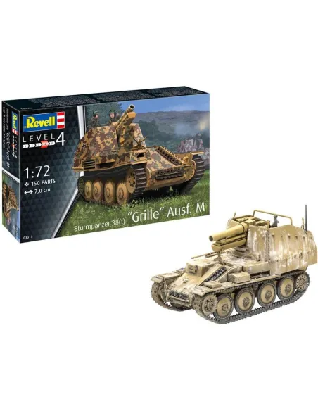 Maquette char : Sturmpanzer 38 Grille Ausf. M - Revell 03315