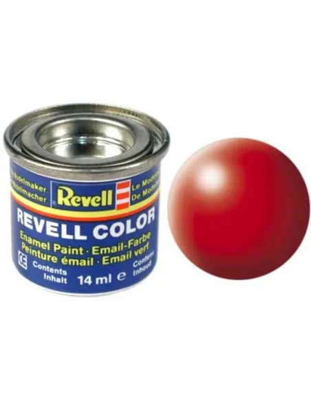 Peinture Enamel Rouge Fluo Satiné 332 14ml - Revell 32332