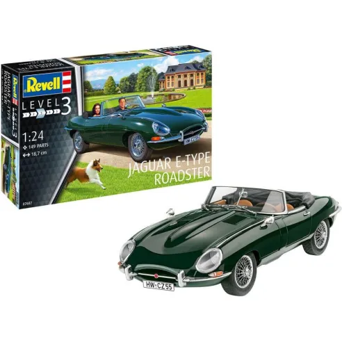 Maquette voiture : Jaguar E-Type Roadster - Revell 07687