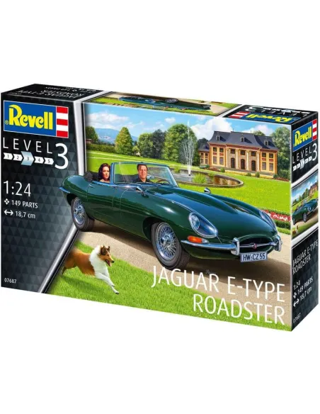 Maquette voiture : Jaguar E-Type Roadster - Revell 07687