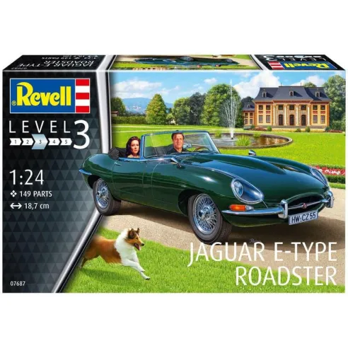 Maquette voiture : Jaguar E-Type Roadster - Revell 07687