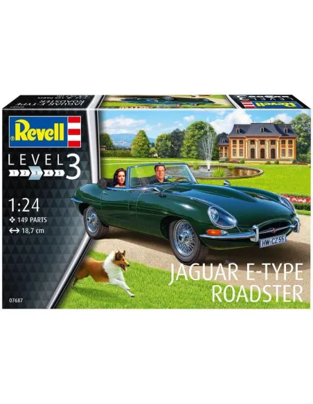 Maquette voiture : Jaguar E-Type Roadster - Revell 07687