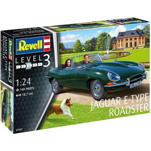 Maquette voiture : Jaguar E-Type Roadster - Revell 07687