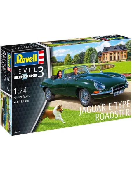 Maquette voiture : Jaguar E-Type Roadster - Revell 07687