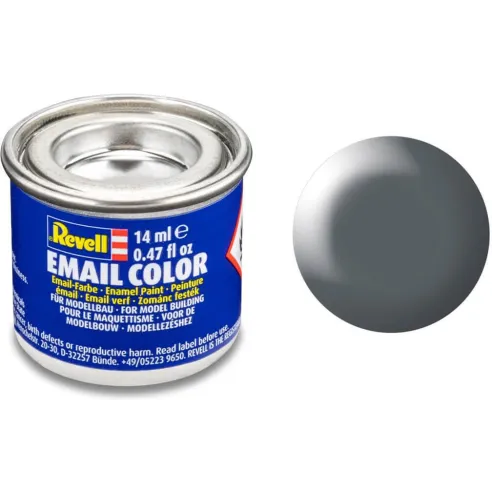 Peinture Enamel Gris Fonce Satiné 378 14ml - Revell 32378