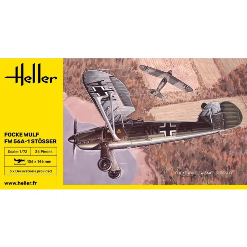 Maquette avion militaire Focke Wulf Stosser 1:72 - Heller 80238
