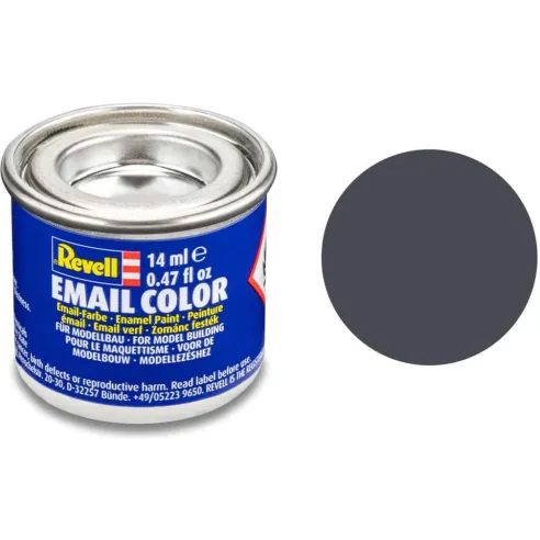 Peinture Enamel Gris Foncé Mat 78 14ml - Revell 32178