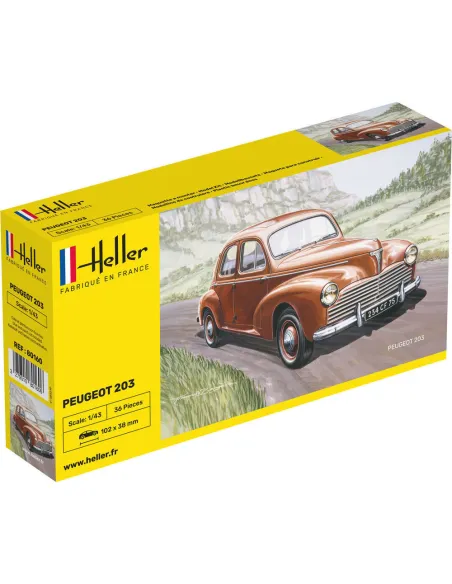 Maquette voiture Peugeot 203 1:43 - Heller 80160